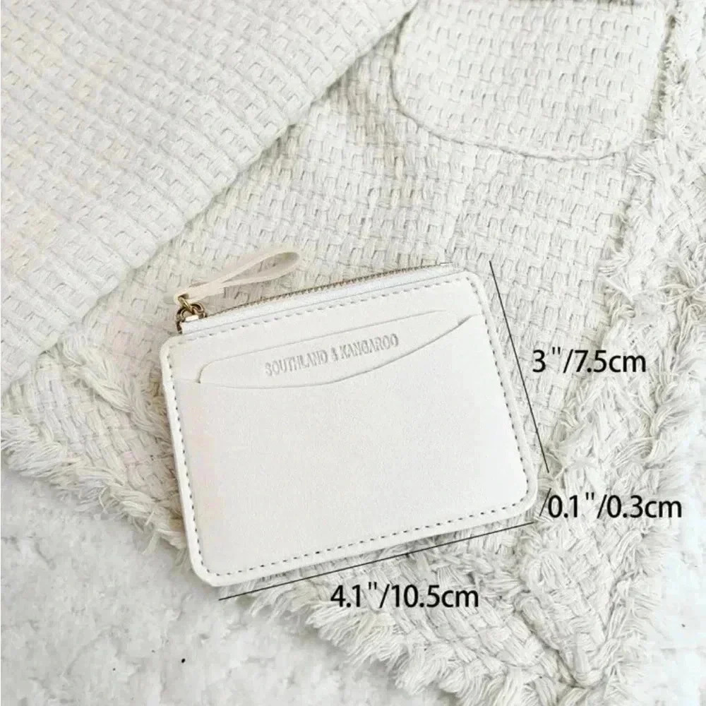⚠️Clearance White Minimalistic Slim Wallet / Cardholder - Picture 3 of 4